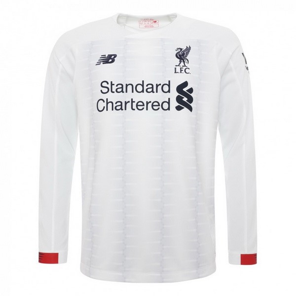 Camiseta Liverpool Segunda equipo ML 2019-20 Blanco